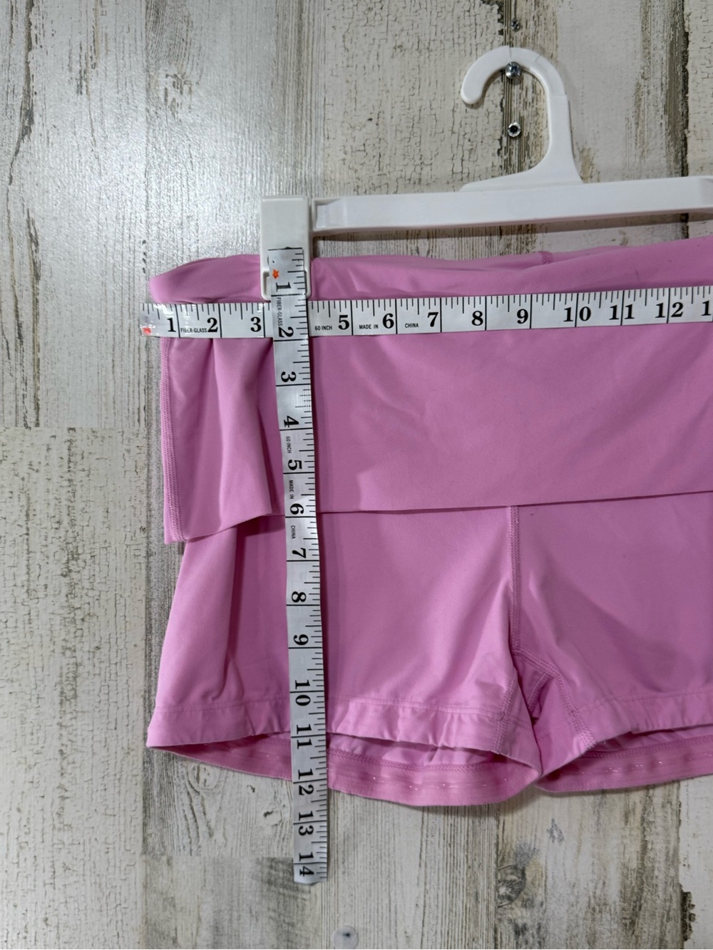 JoyLab Pink Fold-Over Waist Bike Shorts - Picture 8 of 10